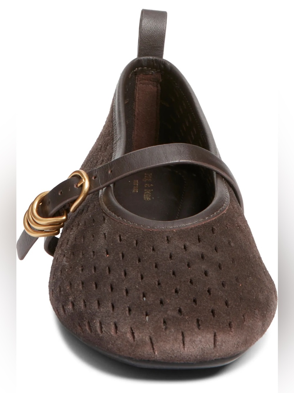 Rag & Bone Spire Perforated Mary Jane Flats - Picture 4 of 6